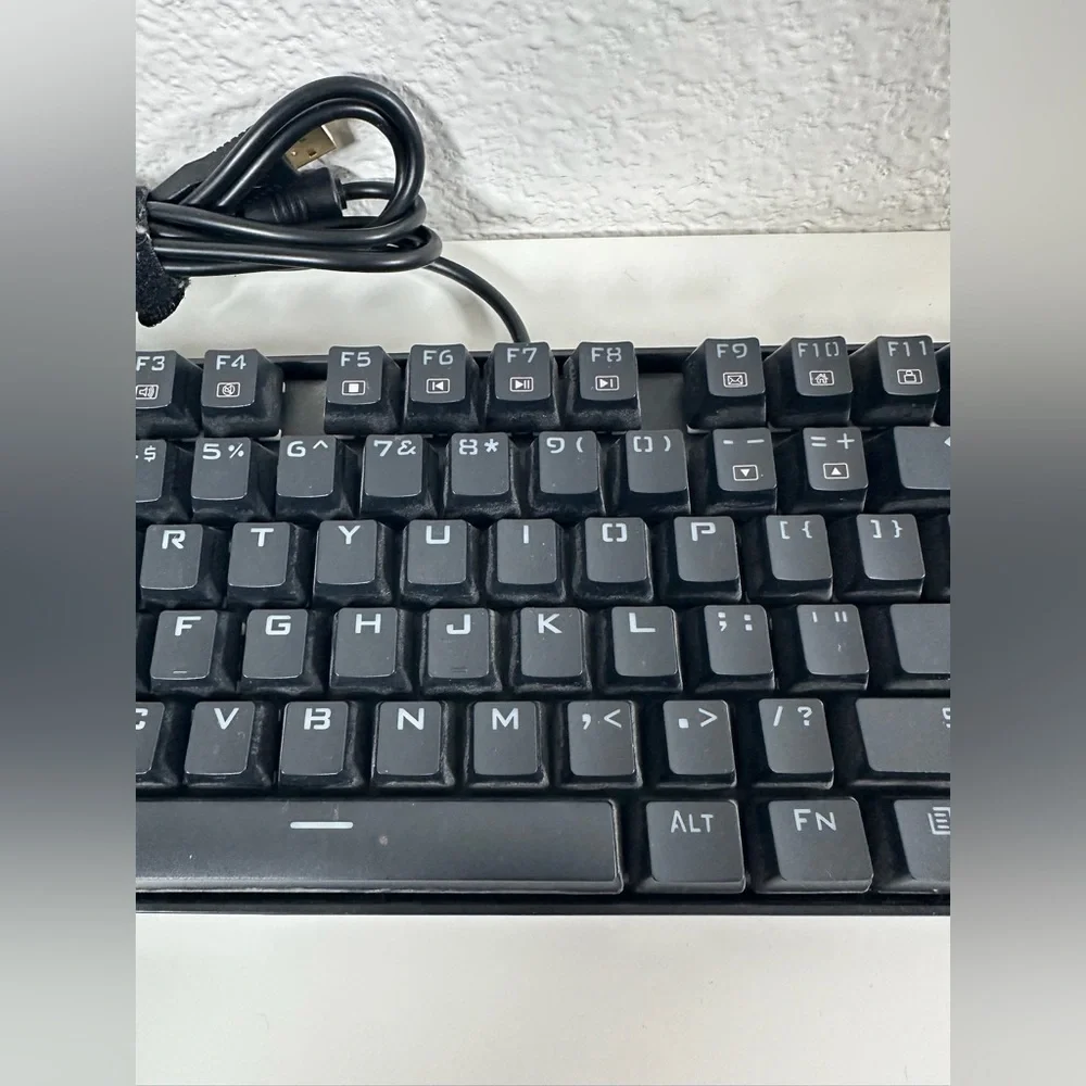 Red Dragon Kumara K552-1 BLACKLIGHT GAMING Mechanical PC Keyboard RedDragon USB